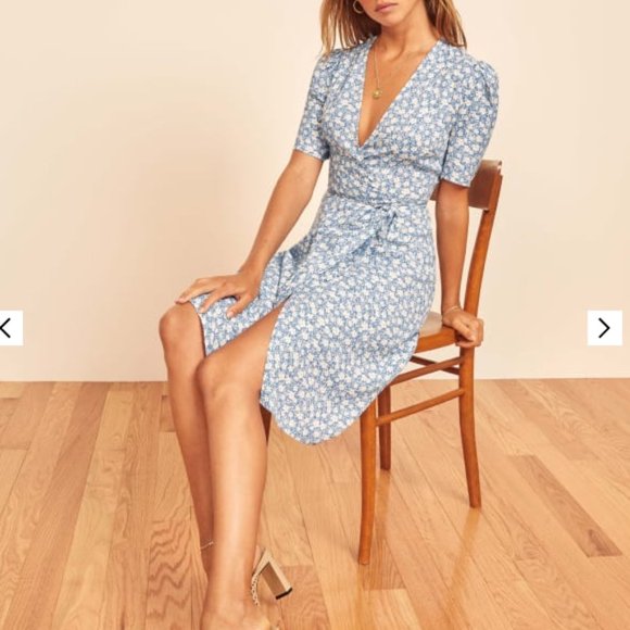 Reformation Dresses & Skirts - Reformation Laurent Mini wrap dress